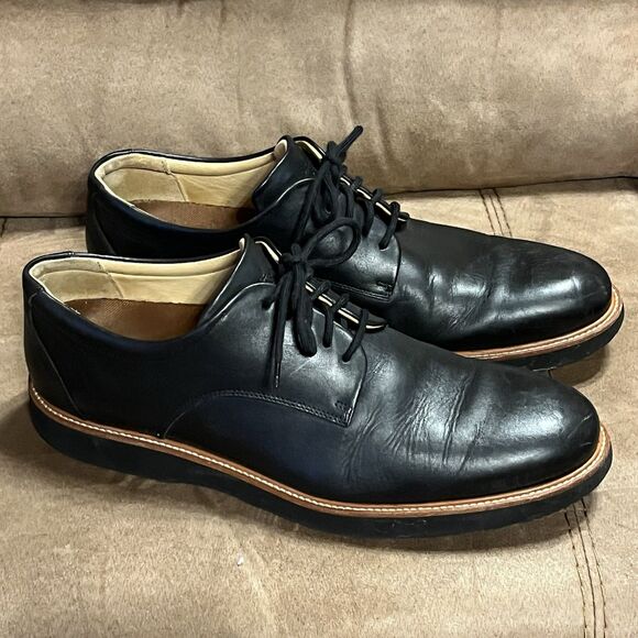 Samuel Hubbard Founder Oxford Shoes M2100 Memory Foam Black Mens Size 13 M